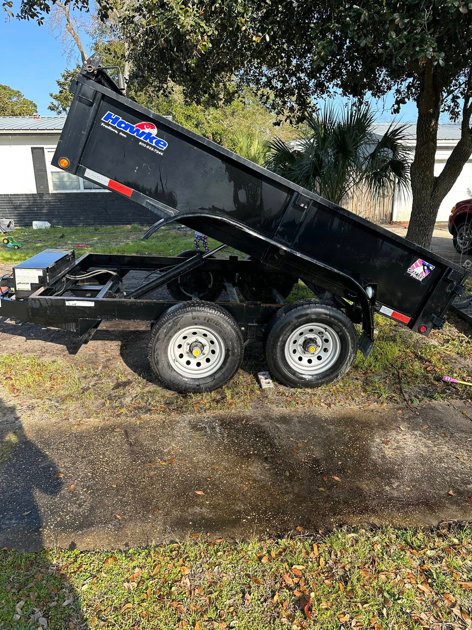 6x10 10k dump (lil Dumpy) — trailer rental near Crestview FL